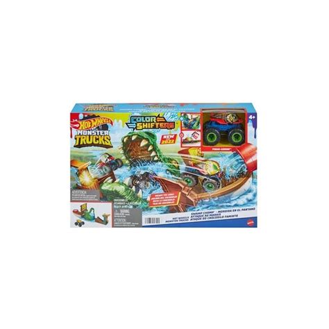 Mattel Hot Wheels Monster Truck Color Shifters Zuřivý krokodýl GLAMI cz