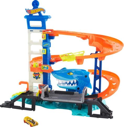 Mattel Hot Wheels City Hai Angriff Spielset Preisvergleich Geizhals Sterreich