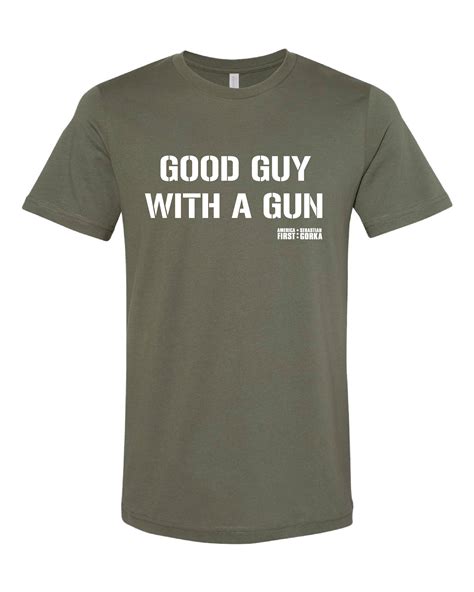 Good Guy With a Gun T-shirt – Freedom Matters Store