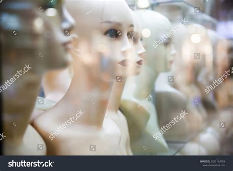 Naked Female Mannequins Shop Window Closeup Stock Photo Shutterstock
