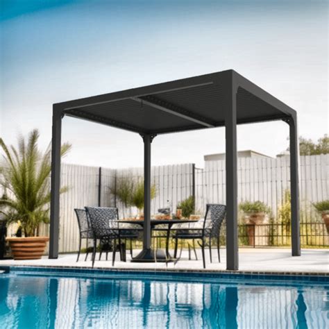 Pergola Aluminium Bioclimatique X M Pour Balcon Et Terrasse