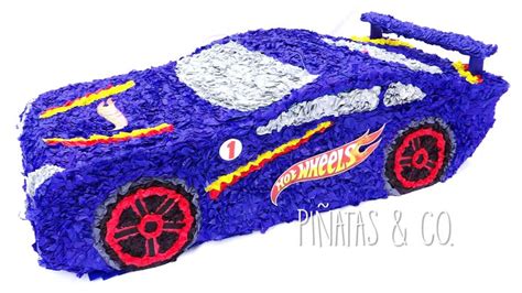 Piñata de Auto Hot Wheels Hot Wheels Car Pinata Fiesta de hot wheels Cumpleaños de hot