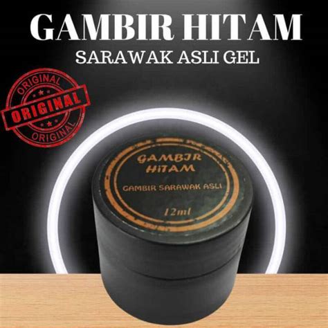 Gambir Sarawak Hitam Gel Asli 100 Lazada