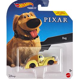 Up Dug Pixar Hot Wheels Character Cars 1 64th Scale Vehicle By Mattel Popcultcha