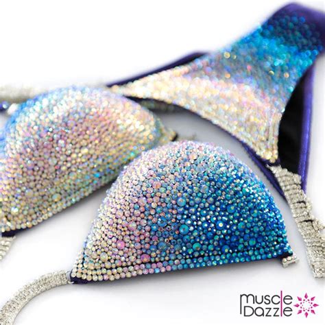 Moonlight Crystal Competition Bikini CB Etsy