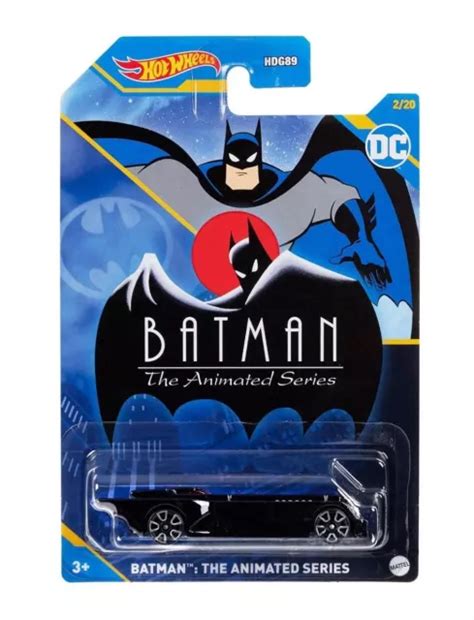 Hot Wheels Dc Batman The Animated Series Batmobile Carta Lunga Nera Eur Picclick It