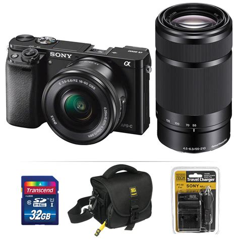 Sony Alpha A6000 Mirrorless Digital Camera Kit Ilce6000l Bkit