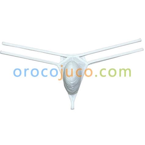 Men S Double String Belt Bikini Thong Underwear Silk Soft Pouch T Back Lingerie MUOR3012