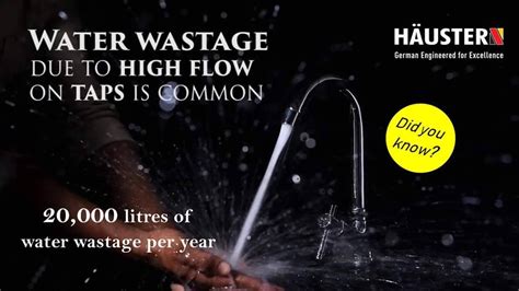 #Didyouknow water wastage due to high flow on kitchen faucet is common ...