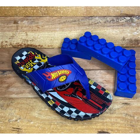 Chinelo Infantil De Personagens Hot Wheels Homem Aranha Capit O Am Rica E Homem De Ferro