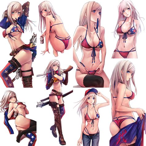 American Flag Bikini Danbooru