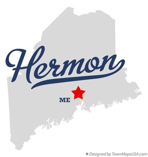 Map of Hermon, ME, Maine