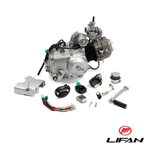 Komplett Motor Lifan 72cc Elektrisk Og Kickstart Retropeden