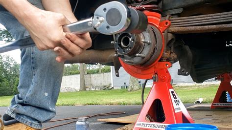 How To Adjust The Rear Wheel Tapered Roller Bearings On A Chevy Hd