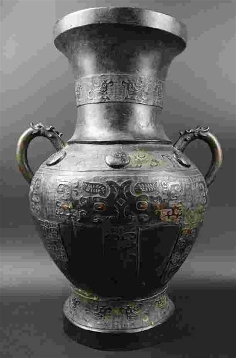 Large Chinese Ming Bronze Vase Oct 28 2017 Sofe Design Auctions