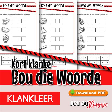 Bou Die Woorde Kort Klanke Jou Ou Slimmie