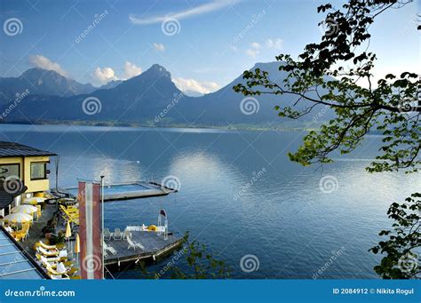 st wolfgang lake  austria stock photo image  health saint