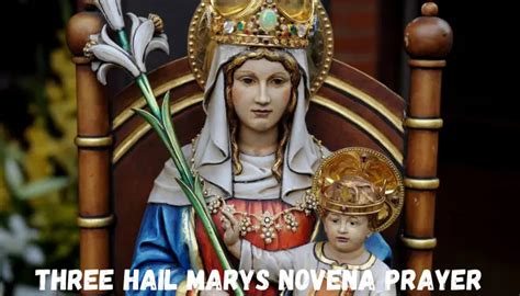 Three Hail Marys Novena Patron Of Hopeless Cases Desperate Situations Impossible Causes