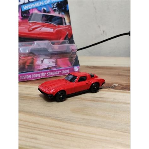 Jual Loose Hot Wheels Fast Furious Women Of Fast Custom Corvette Stingray Coupe Red Shopee