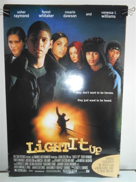 Light It Up 1999 Original Double Sided Movie Poster Usher Rosario