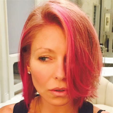 Kelly Ripa Dyes Her Hair Pink - See the New ‘Do