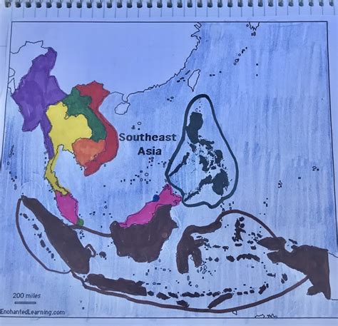 Asia Countries Set 5 Southeast Asia Diagram Quizlet