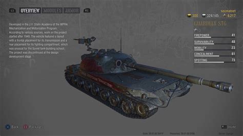 World of Tanks: STG Guardian Prime Screenshots for PlayStation 4 ...