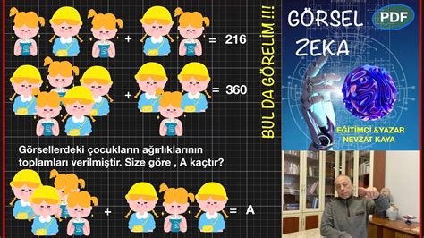 GÖRSEL ZEKA - BUL DA GÖRELİM !!! SİZE GÖRE A KAÇTIR? - YouTube