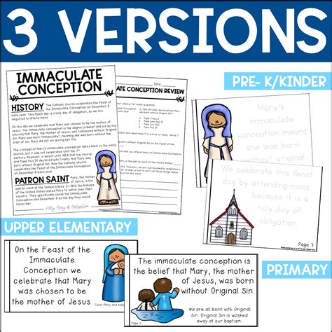 Immaculate Conception Catholic Adventures Of A 4th Grade Classroom