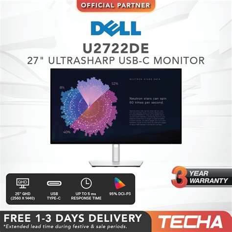 CTO ULTRASHARP 27 MONITOR - U2724D GOV EXP 11/1/2025 (3000194892140.1.1-CTO)