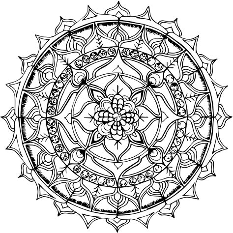 mandala coloring pages printable 8