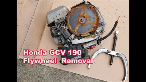 Honda Gcv Pressure Washer Flywheel Removal Youtube