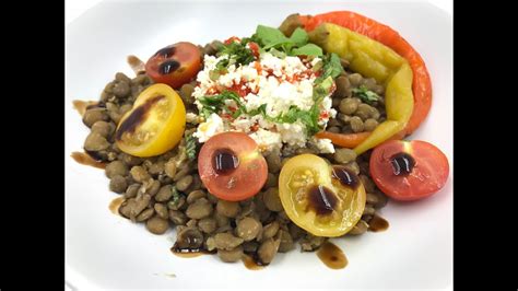 Салат из чечевицы | Что приготовить из чечевицы - YouTube