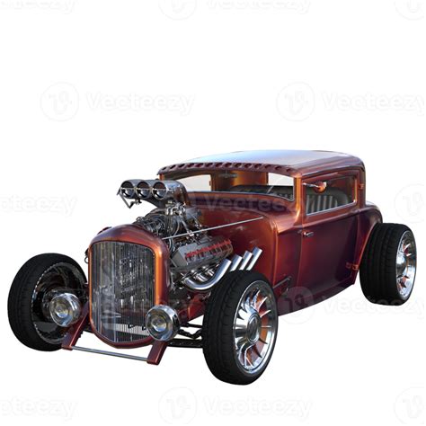 Hot Rod 3d Rendering 13210288 Png