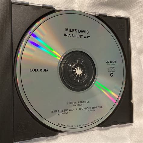 In a Silent Way by Miles Davis Herbie Hancock CD Feb-1987 Columbia USA