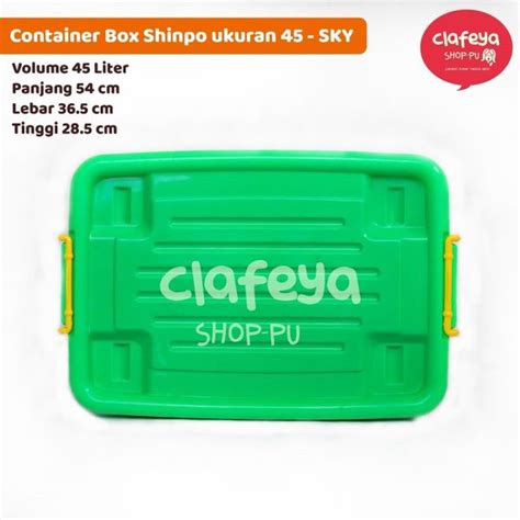 Jual Container Box Shinpo Cb Sky Hijau Di Lapak Clafeya Shoppu