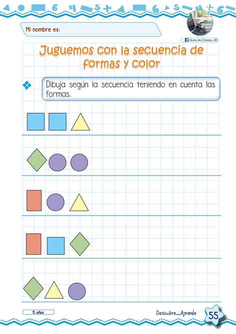 Cuaderno Matemática 5 años Materiales Educativos para Maestras