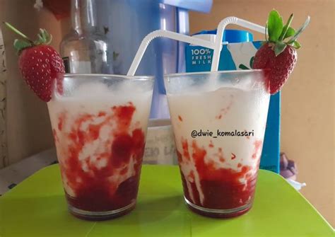 Resep Korean Strawberry Milk Oleh Ala Wienoe S Cookpad