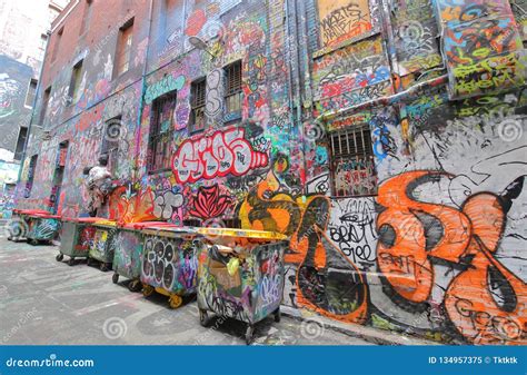 Street Art Graffiti Melbourne Australia Editorial Photo Cartoondealer