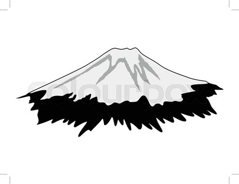 Mount Fuji Stock Vector Colourbox