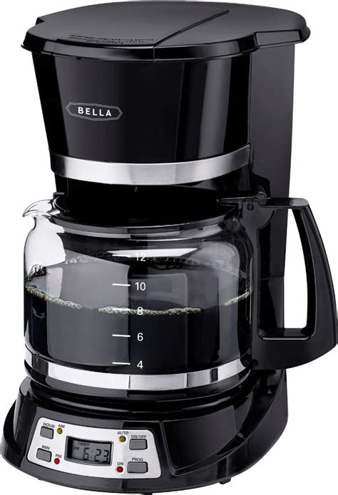Questions and Answers: Bella 12-Cup Programmable Coffee Maker Black
