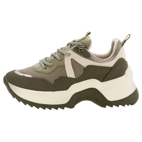 Tenis Via Marte Chunky - Tênis Feminino Chunky Via Marte - 221603 VERDE - cloviscalcados
