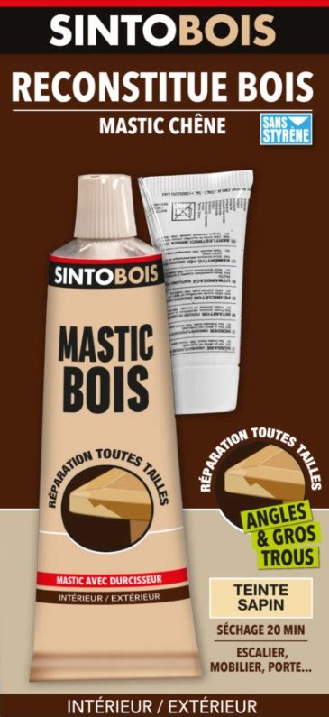 Mastic Bois Bi Composant Teinte Sapin Rebouche Reconstitue R Pare