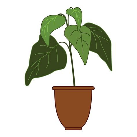 Tree flower pot icon cartoon vector. Garden botanical window 42523571