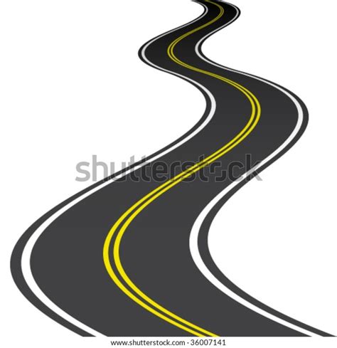 Vector Road Stock Vector (Royalty Free) 36007141 | Shutterstock