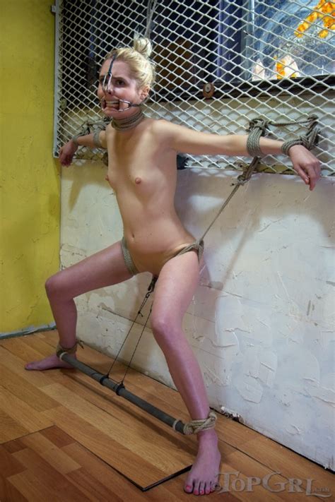 Blonde Girl Odette Delacroix Finds Herself In Bondage And A Mouth Spreader CoedCherry