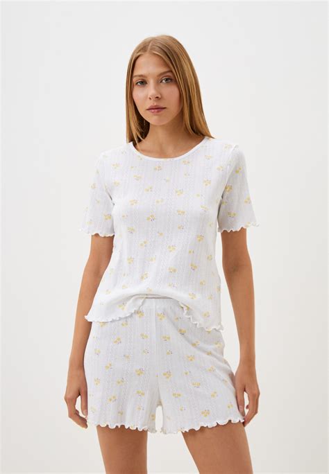 Пижама Koton, цвет: белый, MP002XW0PZFN — купить в интернет-магазине Lamoda