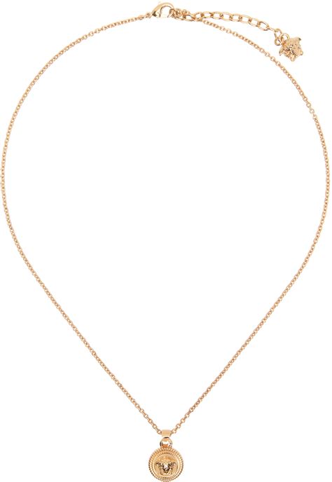 versace gold medusa necklace versace