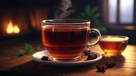 Premium AI Image A Cup Of Sweet Hot Tea