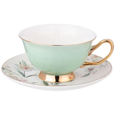 Чайная пара из фарфора 200 мл Green Tea Porcelain Set по цене 1 700 руб ...